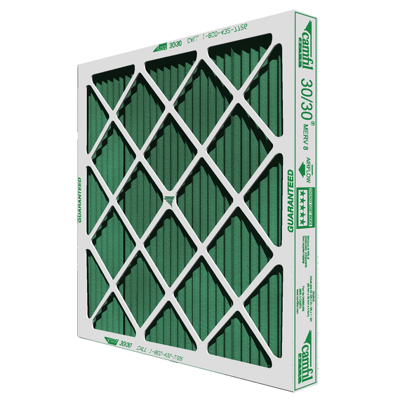 Camfil Farr 30/30 High Capacity MERV 8 Pleated Panel Air Filter - 16x20x1 - Synthetic